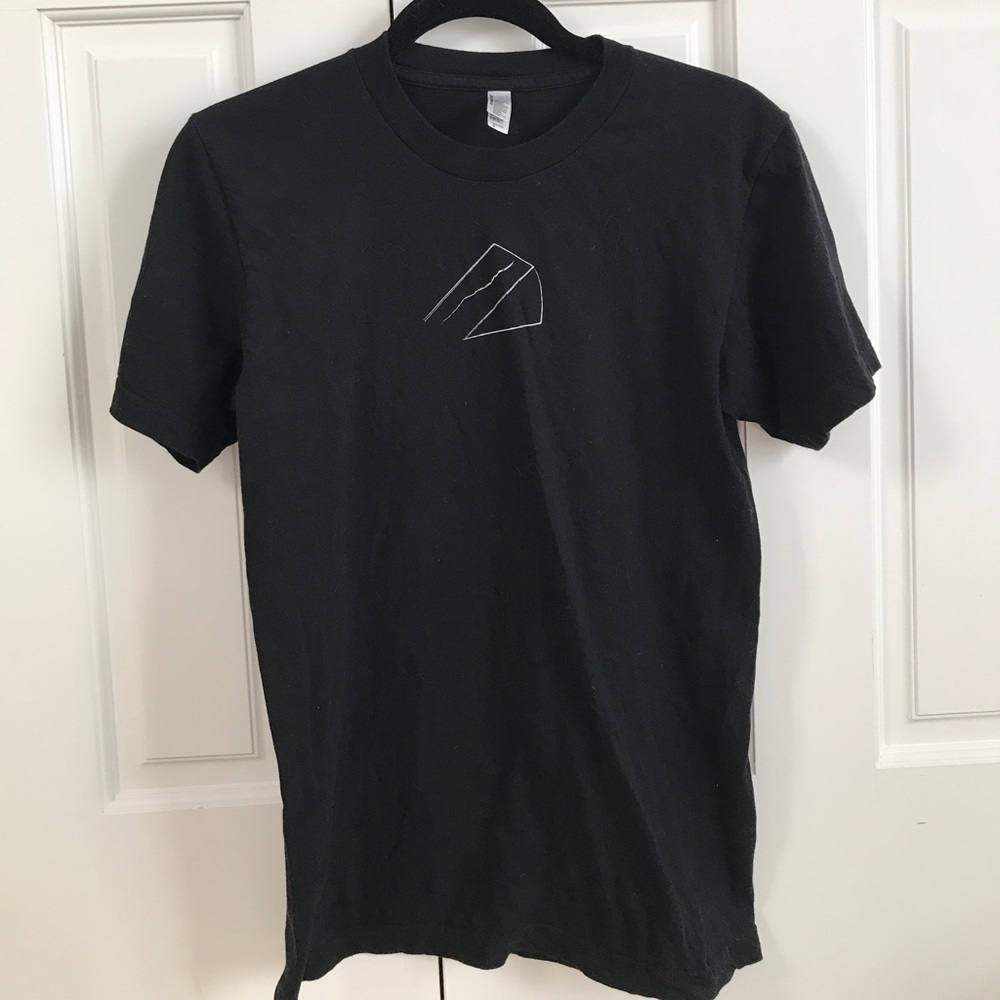 ISO American Apparel Black Graphic T-Shirt